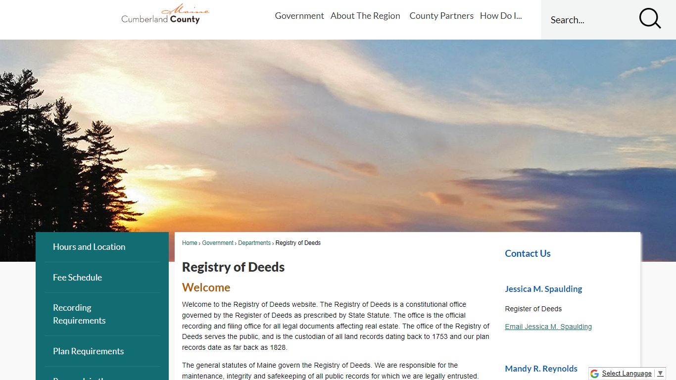 Registry of Deeds | Cumberland County, ME - Official Website